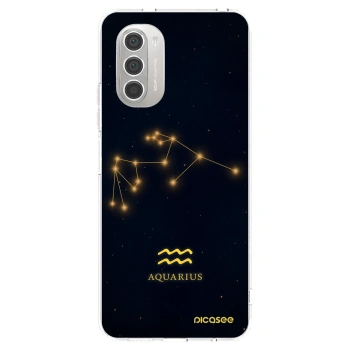 Picasee átlátszó szilikon tok az alábbi mobiltelefonokra Motorola Moto G51 - AQUARIUS