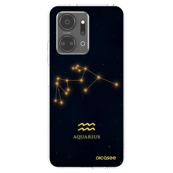 Picasee átlátszó szilikon tok az alábbi mobiltelefonokra Honor X7a - AQUARIUS