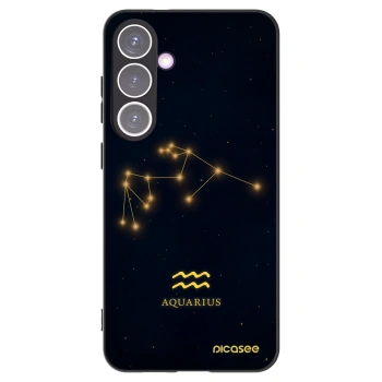 Picasee fekete szilikon tok az alábbi mobiltelefonokra Samsung Galaxy S24+ S926B 5G - AQUARIUS
