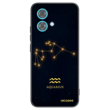 Picasee fekete szilikon tok az alábbi mobiltelefonokra Motorola Edge 40 Neo - AQUARIUS