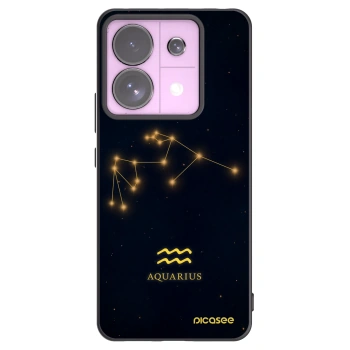 Picasee fekete szilikon tok az alábbi mobiltelefonokra Xiaomi Redmi Note 13 Pro 5G - AQUARIUS