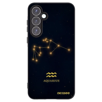 Picasee fekete szilikon tok az alábbi mobiltelefonokra Samsung Galaxy A55 5G A556B - AQUARIUS