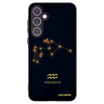 Picasee fekete szilikon tok az alábbi mobiltelefonokra Samsung Galaxy A35 5G A356B - AQUARIUS