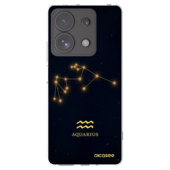 Picasee átlátszó szilikon tok az alábbi mobiltelefonokra Xiaomi Redmi Note 13 Pro 4G - AQUARIUS