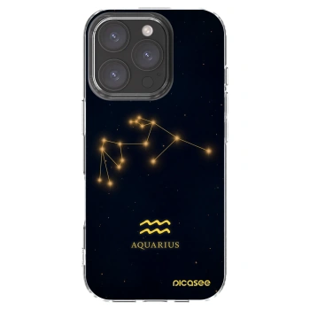 Picasee átlátszó szilikon tok az alábbi mobiltelefonokra Apple iPhone 16 Pro - AQUARIUS