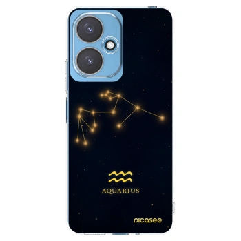 Picasee átlátszó szilikon tok az alábbi mobiltelefonokra Xiaomi Redmi 13C 5G - AQUARIUS