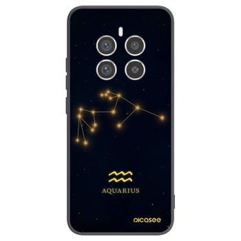 Picasee fekete szilikon tok az alábbi mobiltelefonokra Realme 12 Pro 5G - AQUARIUS