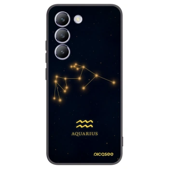 Picasee fekete szilikon tok az alábbi mobiltelefonokra Vivo V40 SE 5G - AQUARIUS