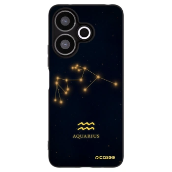 Picasee fekete szilikon tok az alábbi mobiltelefonokra Xiaomi Redmi 13 4G - AQUARIUS