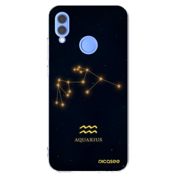 Picasee átlátszó szilikon tok az alábbi mobiltelefonokra Honor 10 Lite - AQUARIUS