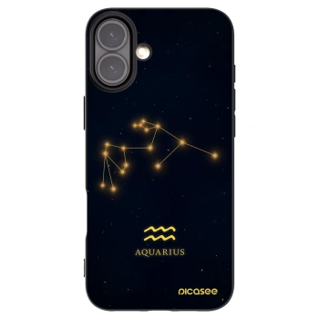 Picasee fekete szilikon tok az alábbi mobiltelefonokra Apple iPhone 16 Plus - AQUARIUS