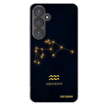 Picasee átlátszó szilikon tok az alábbi mobiltelefonokra Samsung Galaxy S24 FE S721B - AQUARIUS