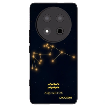 Picasee fekete szilikon tok az alábbi mobiltelefonokra Honor Magic7 Lite 5G - AQUARIUS