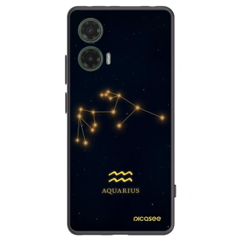 Picasee fekete szilikon tok az alábbi mobiltelefonokra Motorola Moto G35 5G - AQUARIUS