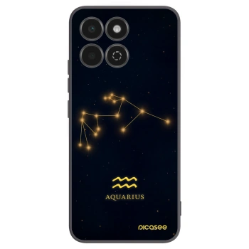 Picasee fekete szilikon tok az alábbi mobiltelefonokra Honor 200 Smart 5G - AQUARIUS