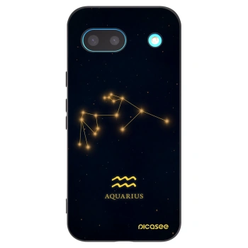 Picasee fekete szilikon tok az alábbi mobiltelefonokra Google Pixel 8a - AQUARIUS