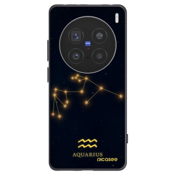 Picasee fekete szilikon tok az alábbi mobiltelefonokra Vivo X200 Pro - AQUARIUS