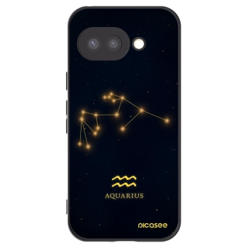 Picasee fekete szilikon tok az alábbi mobiltelefonokra Google Pixel 9a - AQUARIUS