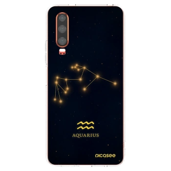 Picasee átlátszó szilikon tok az alábbi mobiltelefonokra Huawei P30 - AQUARIUS