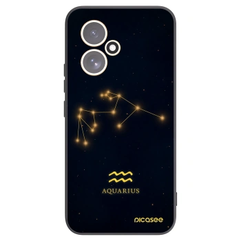 Picasee fekete szilikon tok az alábbi mobiltelefonokra Honor 400 5G - AQUARIUS
