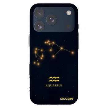 Picasee átlátszó szilikon tok az alábbi mobiltelefonokra Apple iPhone 17 Pro - AQUARIUS