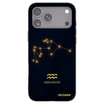 Picasee fekete szilikon tok az alábbi mobiltelefonokra Apple iPhone 17 Pro Max - AQUARIUS