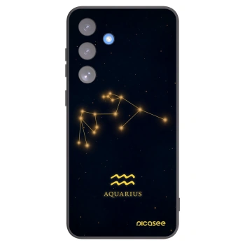 Picasee fekete szilikon tok az alábbi mobiltelefonokra Samsung Galaxy S25 FE 5G - AQUARIUS