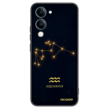 Picasee fekete szilikon tok az alábbi mobiltelefonokra Vivo Y29s 5G - AQUARIUS