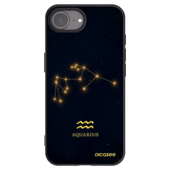 Picasee fekete szilikon tok az alábbi mobiltelefonokra Apple iPhone 17e - AQUARIUS