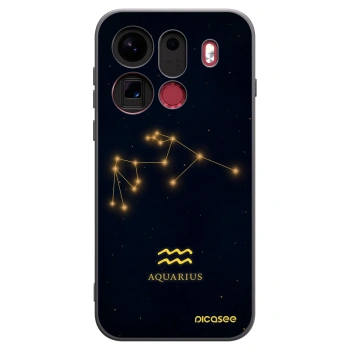 Picasee fekete szilikon tok az alábbi mobiltelefonokra OPPO Find X9 Pro - AQUARIUS