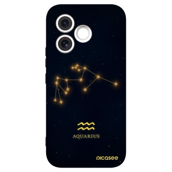 Picasee fekete szilikon tok az alábbi mobiltelefonokra Honor 600 Lite - AQUARIUS