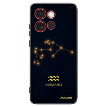 Picasee fekete szilikon tok az alábbi mobiltelefonokra Motorola Edge 60 Neo 5G - AQUARIUS