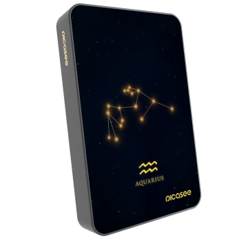 Picasee Powerbank MagSafe 10 000 mAh Szürke - AQUARIUS