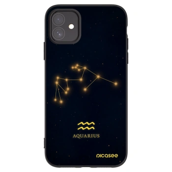 Picasee fekete szilikon tok az alábbi mobiltelefonokra Apple iPhone 11 - AQUARIUS