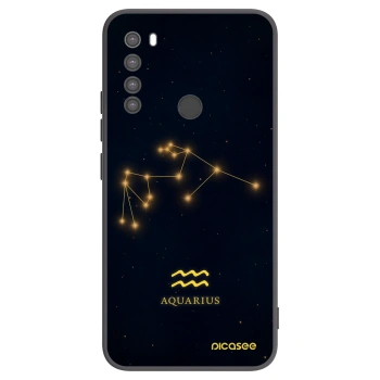 Picasee fekete szilikon tok az alábbi mobiltelefonokra Xiaomi Redmi Note 8 - AQUARIUS