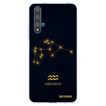 Picasee átlátszó szilikon tok az alábbi mobiltelefonokra Huawei Nova 5T - AQUARIUS