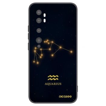 Picasee fekete szilikon tok az alábbi mobiltelefonokra Xiaomi Mi Note 10 (Pro) - AQUARIUS