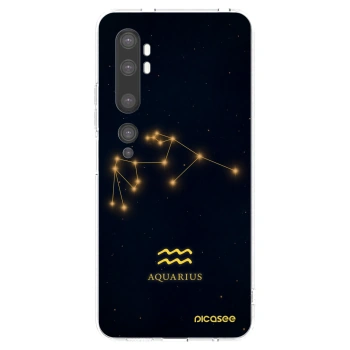 Picasee átlátszó szilikon tok az alábbi mobiltelefonokra Xiaomi Mi Note 10 (Pro) - AQUARIUS