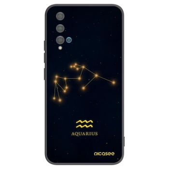 Picasee fekete szilikon tok az alábbi mobiltelefonokra Huawei Nova 5T - AQUARIUS
