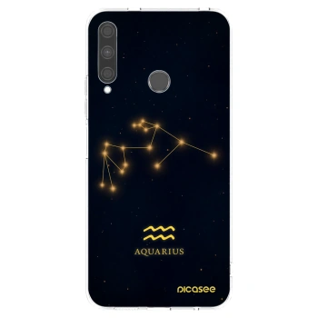 Picasee átlátszó szilikon tok az alábbi mobiltelefonokra Huawei P40 Lite E - AQUARIUS