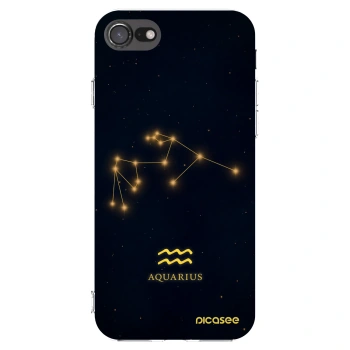 Picasee átlátszó szilikon tok az alábbi mobiltelefonokra Apple iPhone SE 2020 - AQUARIUS