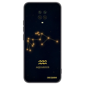 Picasee fekete szilikon tok az alábbi mobiltelefonokra Xiaomi Redmi Note 9S - AQUARIUS