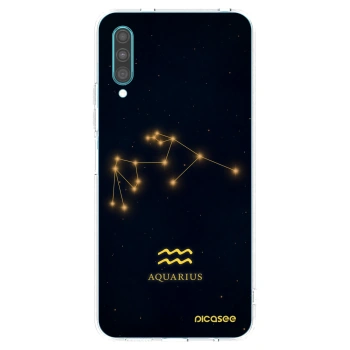 Picasee átlátszó szilikon tok az alábbi mobiltelefonokra Samsung Galaxy A30s A307F - AQUARIUS