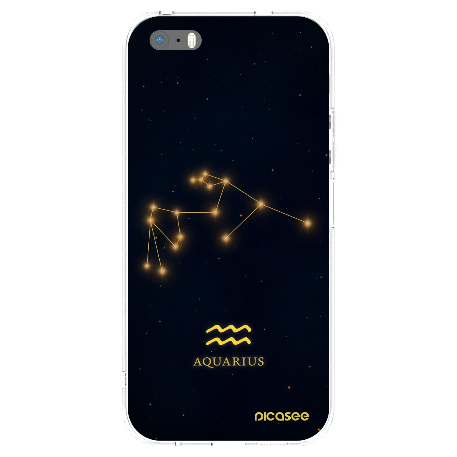 Picasee átlátszó szilikon tok az alábbi mobiltelefonokra Apple iPhone 6 Plus/6S Plus - AQUARIUS