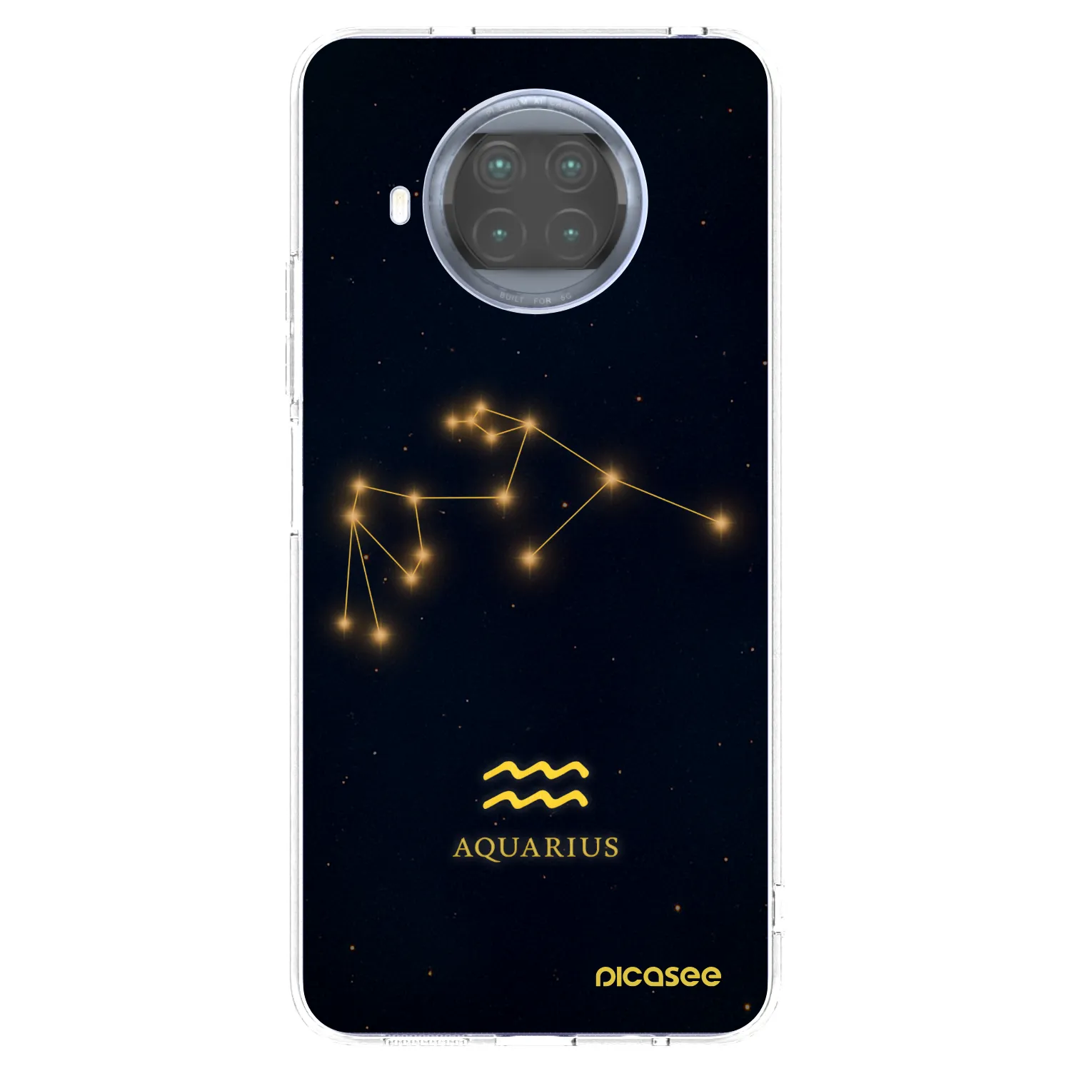 Picasee átlátszó szilikon tok az alábbi mobiltelefonokra Xiaomi Mi 10T Lite - AQUARIUS