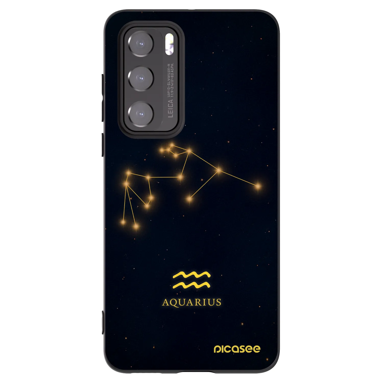 Picasee fekete szilikon tok az alábbi mobiltelefonokra Huawei P40 - AQUARIUS