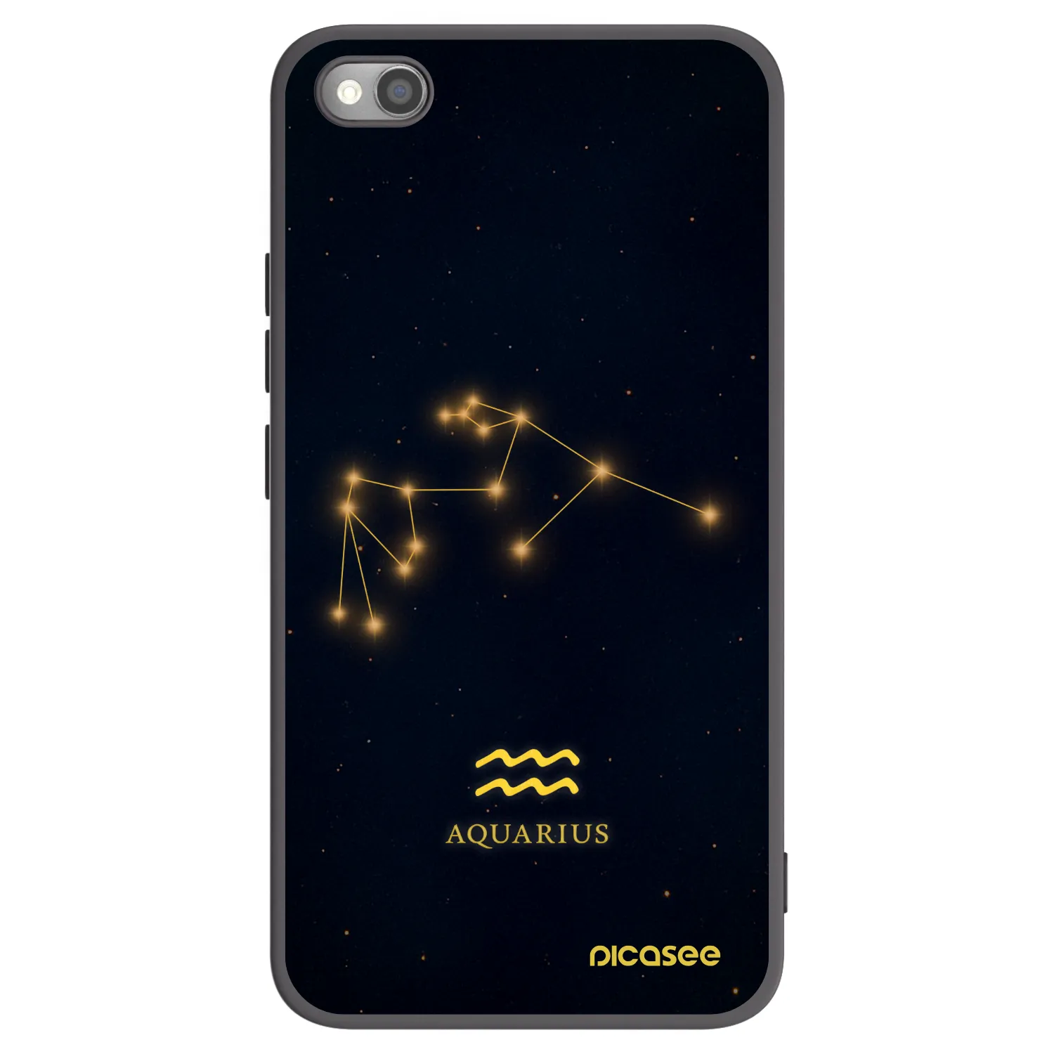 Picasee fekete szilikon tok az alábbi mobiltelefonokra Xiaomi Mi 11 Ultra - AQUARIUS