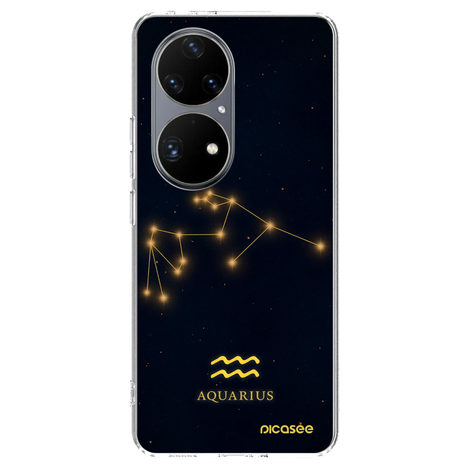 Picasee átlátszó szilikon tok az alábbi mobiltelefonokra Huawei P50 - AQUARIUS
