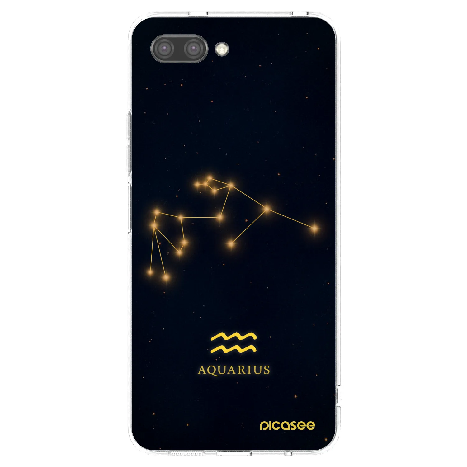 Picasee átlátszó szilikon tok az alábbi mobiltelefonokra Honor 10 - AQUARIUS