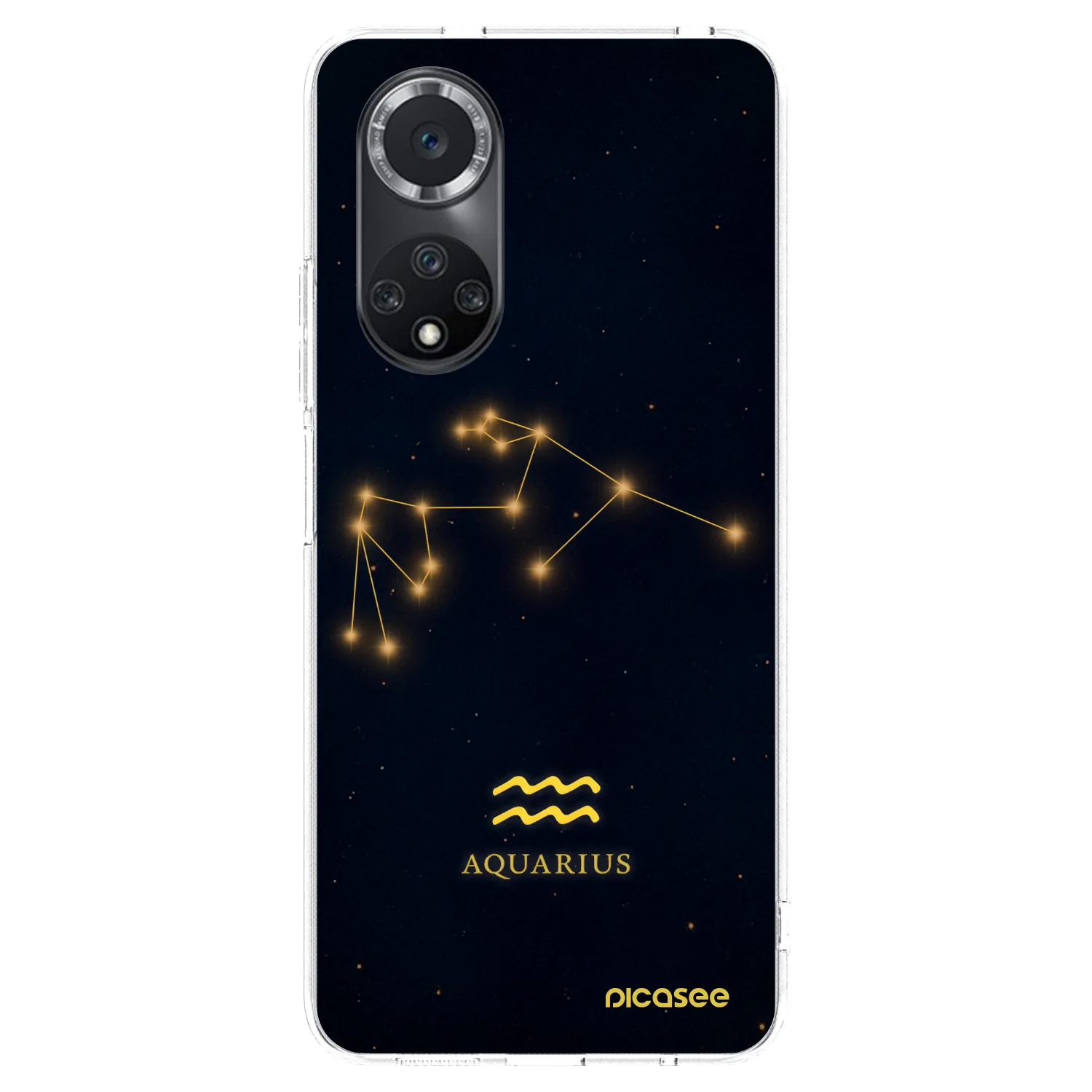 Picasee átlátszó szilikon tok az alábbi mobiltelefonokra Huawei Nova 9 SE - AQUARIUS